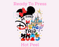 2025 Minnie My First Disney Trip Disney Travel DTF TRANSFER or UV DTF STICKER DECAL