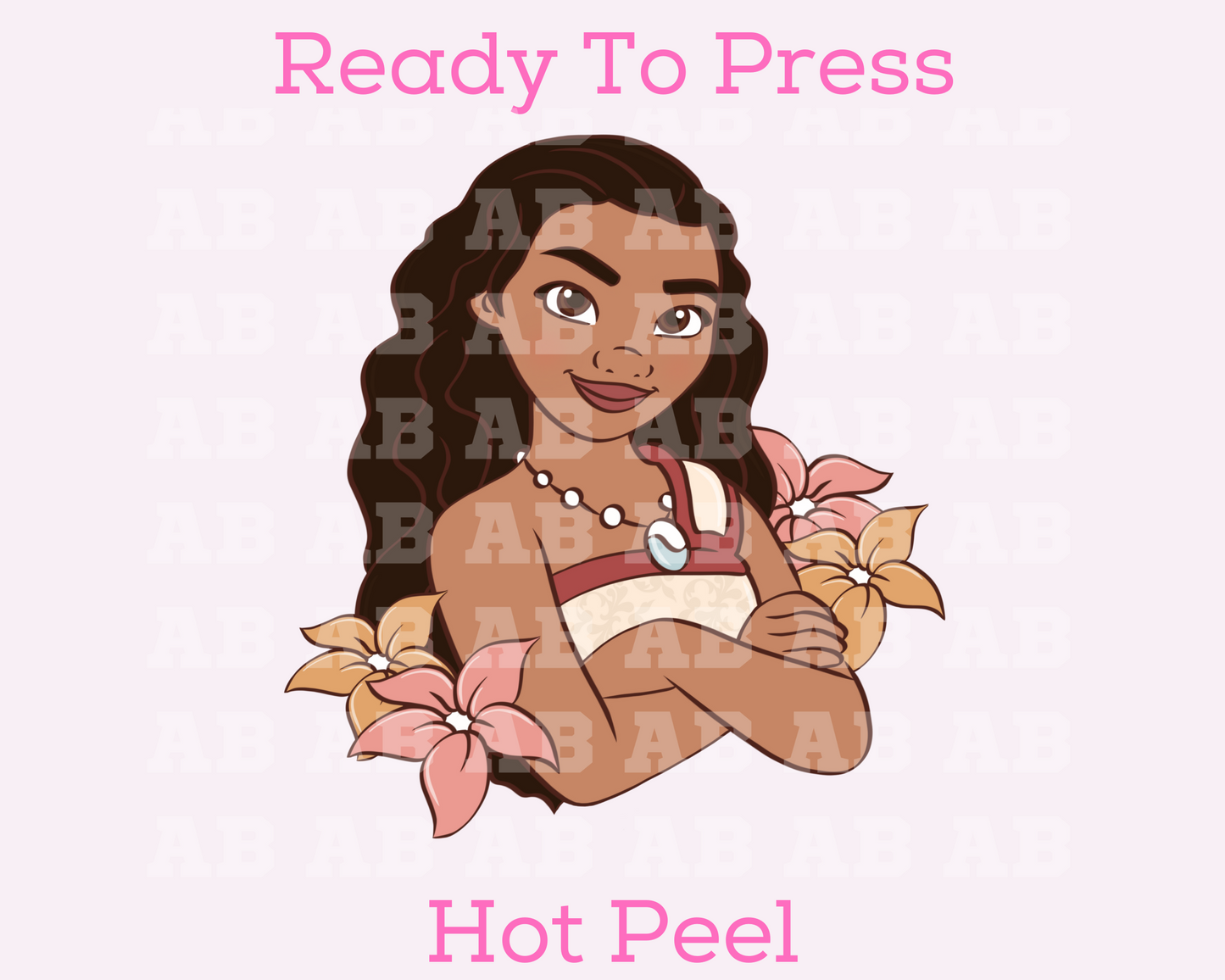 Moana Disney Princess DTF TRANSFER DTF TRANSFER or UV DTF STICKER