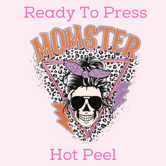 Momster DTF TRANSFER or UV DTF STICKER DECAL