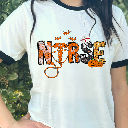 Spooky Nurse DTF TRANSFER or UV DTF STICKER DECAL