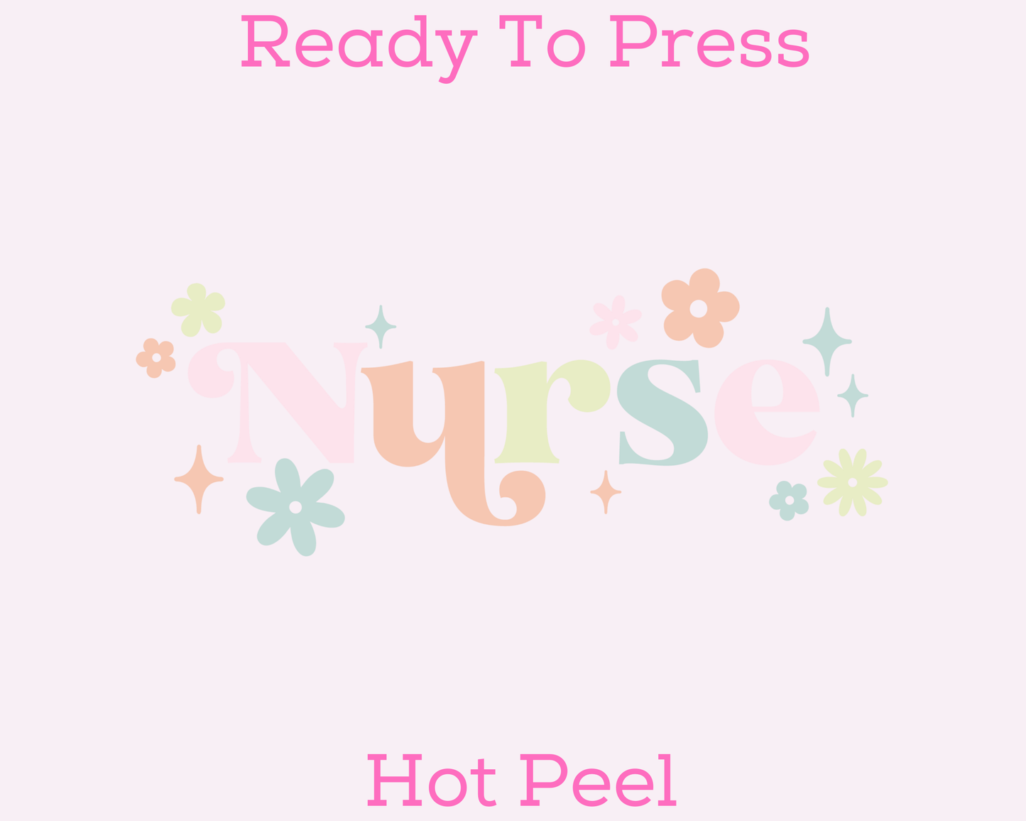 Pastel Nurse DTF TRANSFER