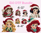 $10 Faux Yarn Magical Princess Christmas DTF Transfer Bundle