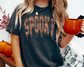 Orange Lace Spooky Varsity Letters Halloween DTF TRANSFER or UV DTF STICKER DECAL