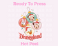 Retro Disney Friends Ornaments Disney Christmas DTF TRANSFER