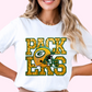 NFL Packers Faux Sequins Faux Embroidery Football DTF TRANSFER