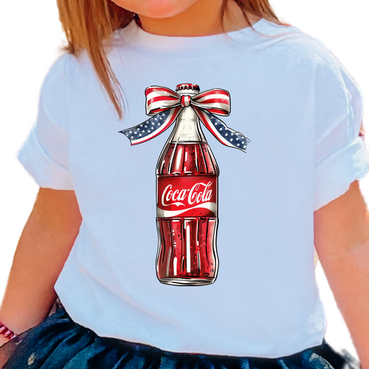 Patriotic Coquette Coca-Cola DTF TRANSFER