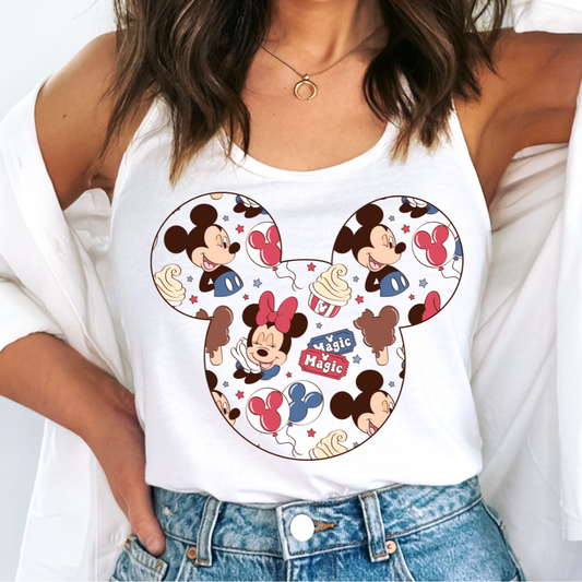 Patriotic Mickey Disney DTF TRANSFER