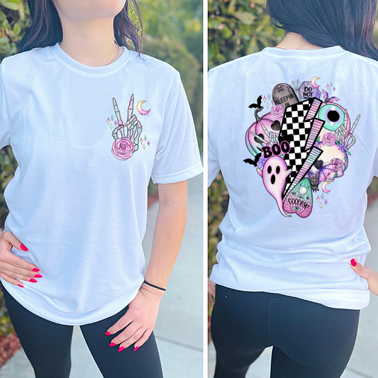 Skeleton Peace DTF TRANSFER