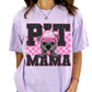 Pit Mama (Pink) Faux Sequins Faux Embroidery Mom DTF TRANSFER