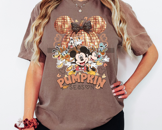 Magical Halloween Fall Pumpkin Season M0use Friends DTF TRANSFER or UV DTF STICKER