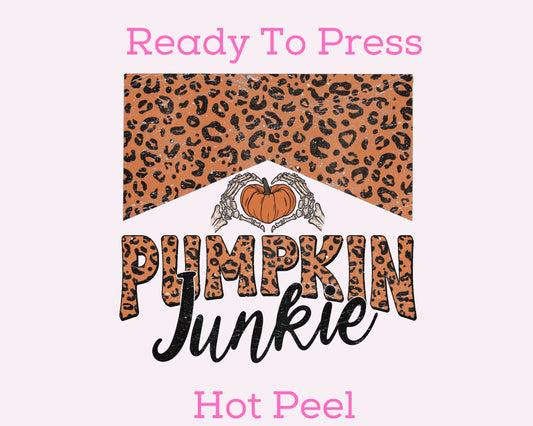 Pumpkin Junkie DTF TRANSFER