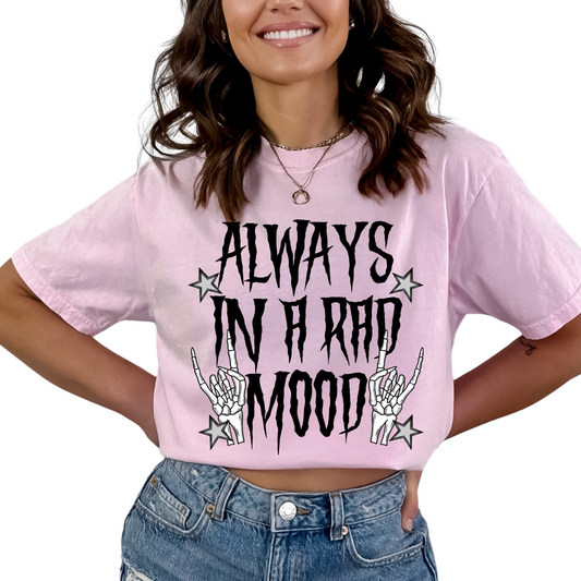 Always In A Rad Mood Trendy Halloween DTF TRANSFER