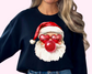 Santa Blowing Bubble Christmas DTF TRANSFER  or UV DTF STICKER