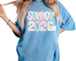 Senior 2026 Preppy Lace Coquette Bow Graduation DTF TRANSFER or UV DTF STICKER DECAL