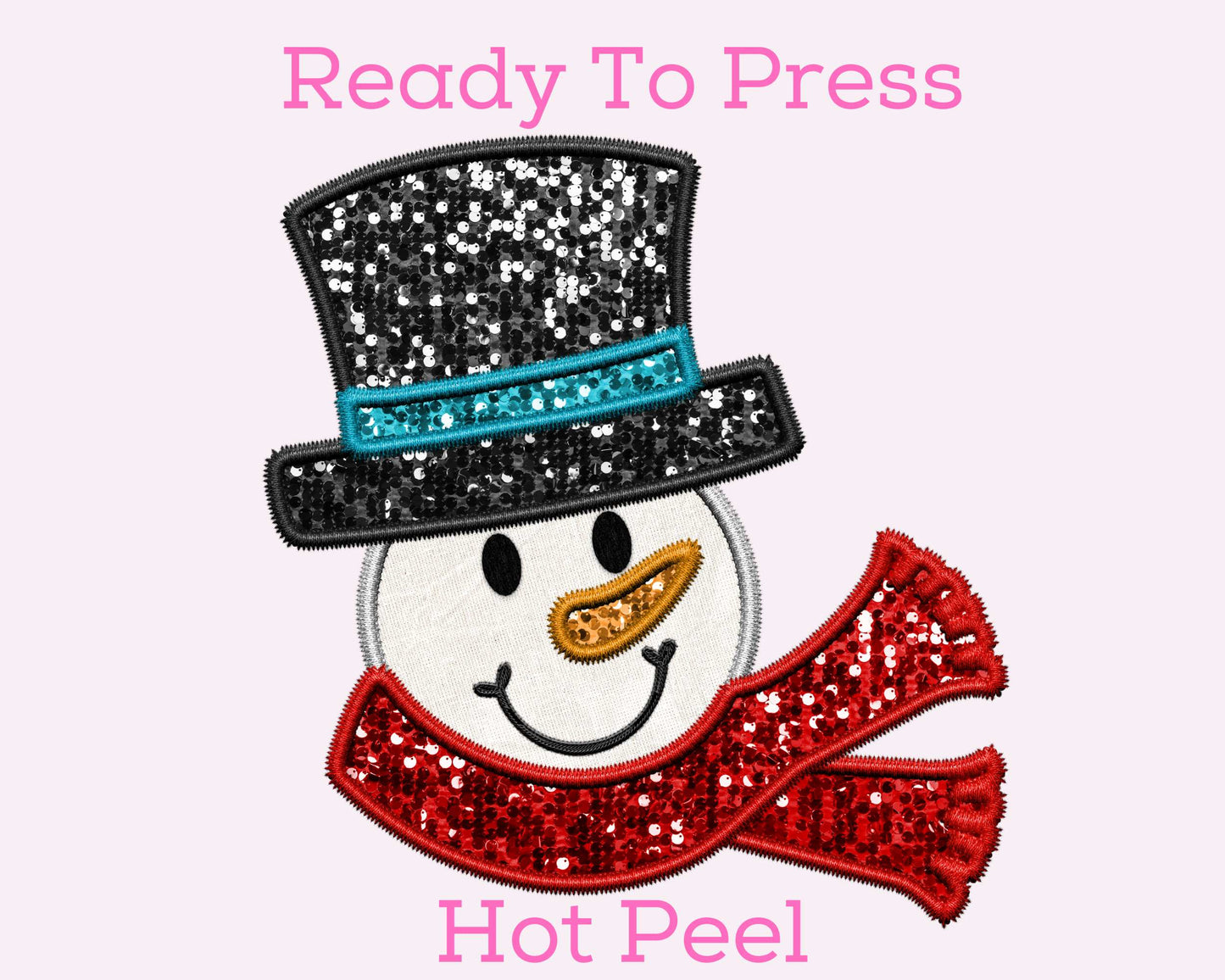 Frosty The Snowman (Faux Sequins) DTF TRANSFER
