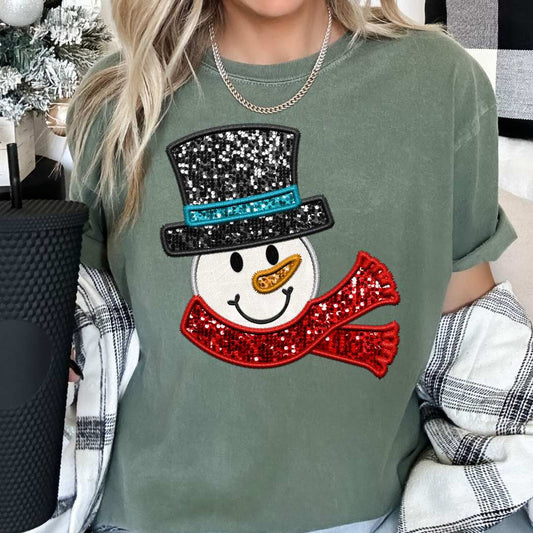 Frosty The Snowman (Faux Sequins) DTF TRANSFER