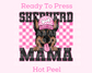 Shepherd Mama (Pink) Faux Sequins Faux Embroidery Mom DTF TRANSFER