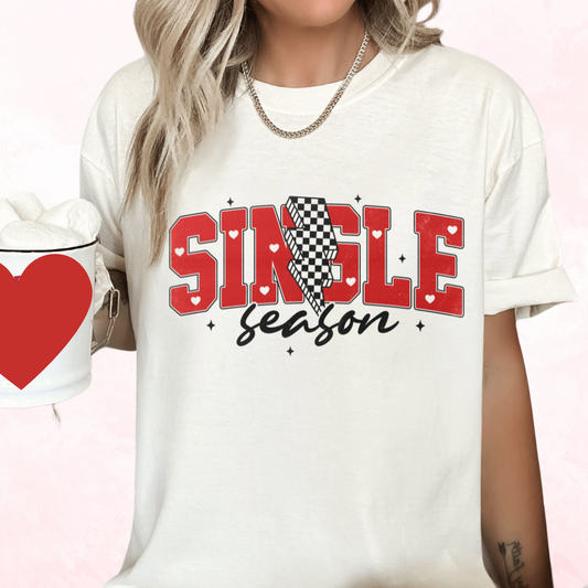 Single Season (Varsity) Valentine's Day DTF TRANSFER