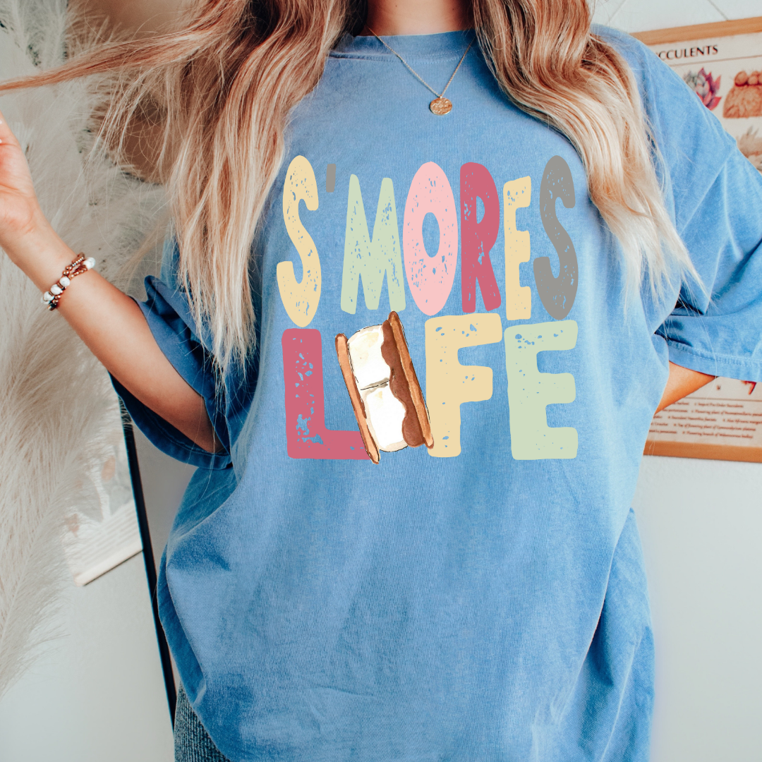 Distressed S'mores Life Summer DTF TRANSFER