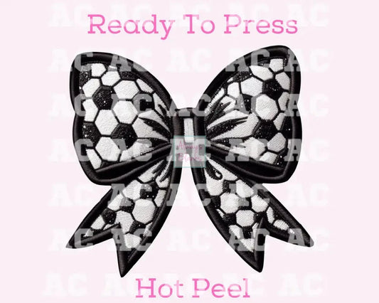 Soccer Bow Dtf Transfer