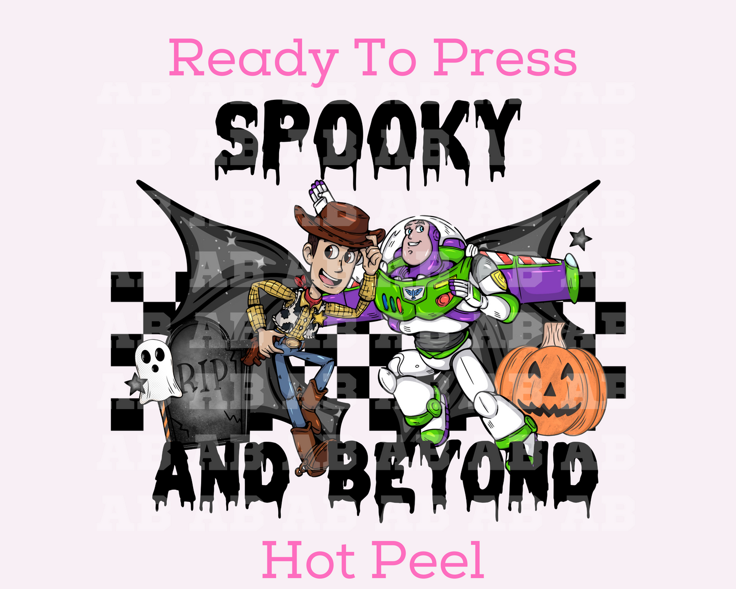 Toy Story Spooky And Beyond Disney Halloween DTF TRANSFER