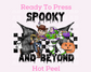 Toy Story Spooky And Beyond Disney Halloween DTF TRANSFER or UV DTF STICKER