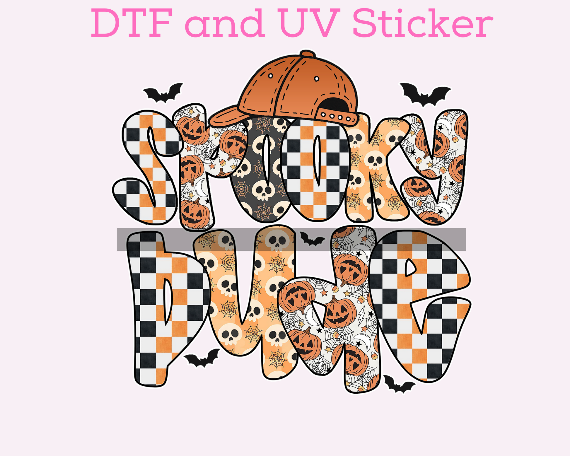 Spooky Dude Boy Halloween DTF TRANSFER