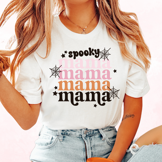 Spooky Mama Webs Mom Halloween DTF TRANSFER