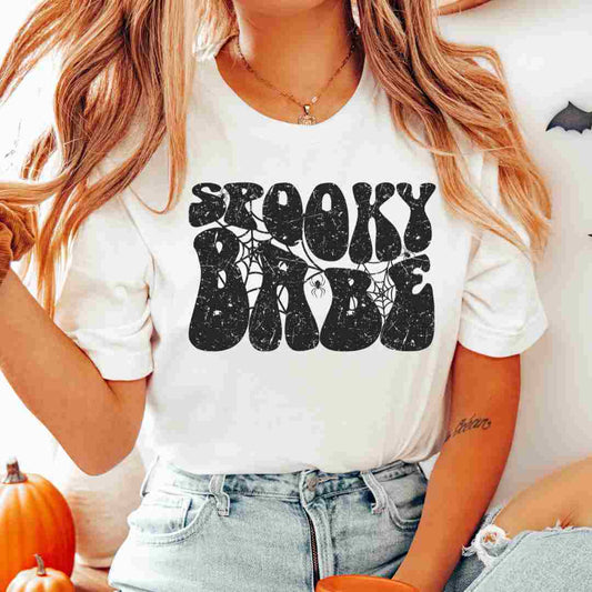 Spooky Spider Babe DTF TRANSFER