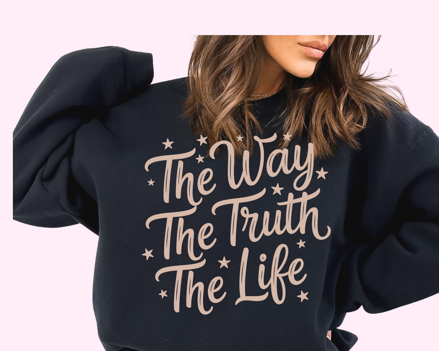 The Way, The Truth, The Life DTF TRANSFER or UV DTF STICKER