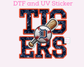 Tigers Baseball Faux Sequins DTF TRANSFER or UV DTF STICKER