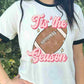 Tis' The Season Football (Pink) DTF TRANSFER