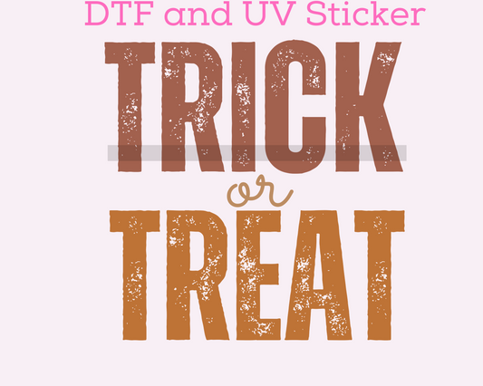 Trick or Treat DTF TRANSFER