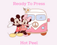 Mickey And Minnie Travel Van Disney Travel DTF TRANSFER