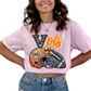 Vols Faux Sequins Faux Embroidery Football School Mascot DTF TRANSFER