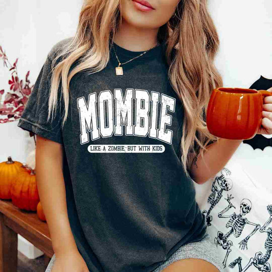 Mombie (White) DTF TRANSFER or UV DTF STICKER DECAL