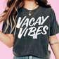 Vacay Vibes White (Distressed) Spring Break Summer DTF TRANSFER