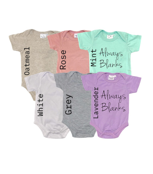 Onesie Sublimation INFANT Short Sleeve Bodysuits