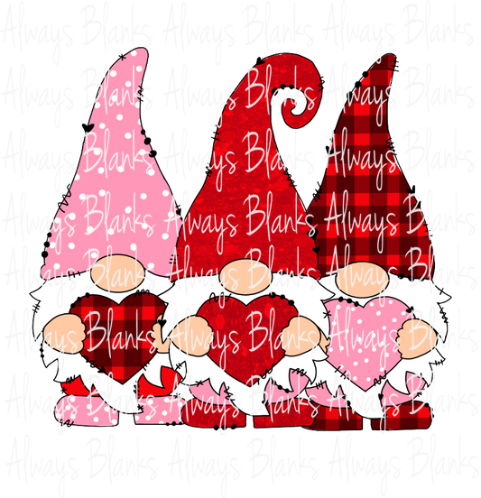 VALENTINE'S DAY GNOME GROUP PNG DESIGN