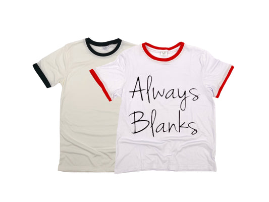 ADULT SUBLIMATION RINGER TEE