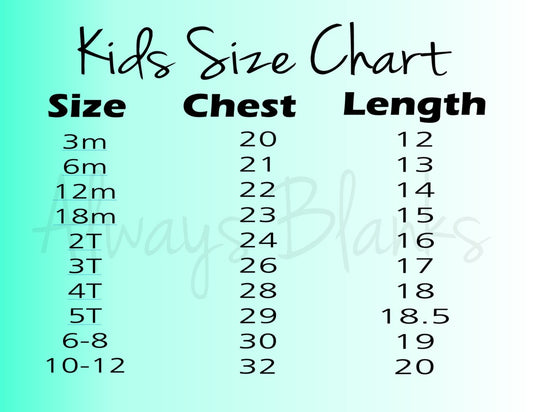 Infant + Kids - Sublimation LONG SLEEVE