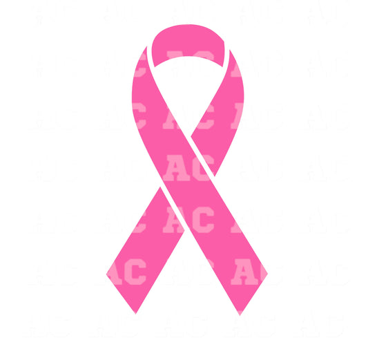 Breast Cancer Ribbon DTF TRANSFER or UV DTF STICKER DECAL