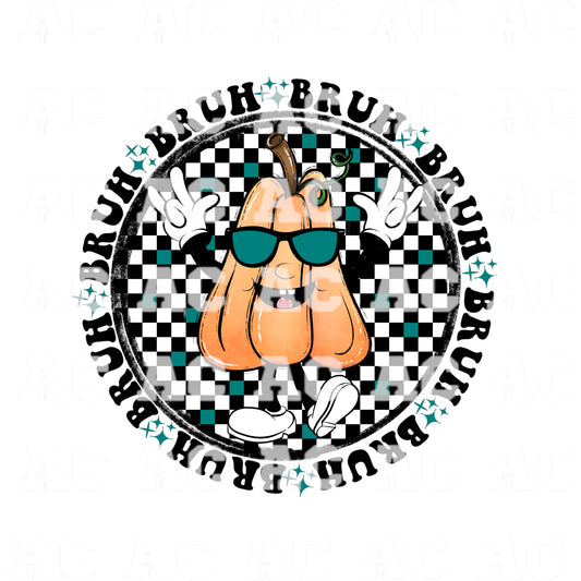 Bruh Pumpkin DTF TRANSFER