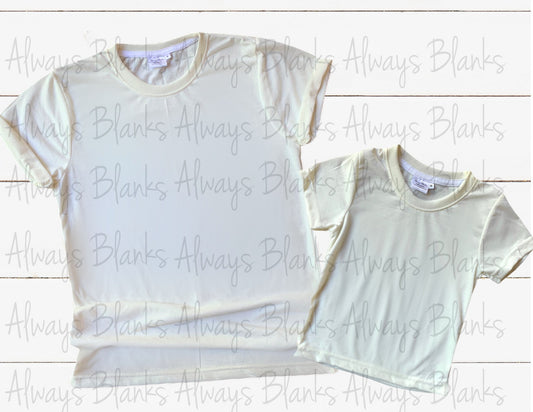 Mockup Mom & Kids Cream Shirts