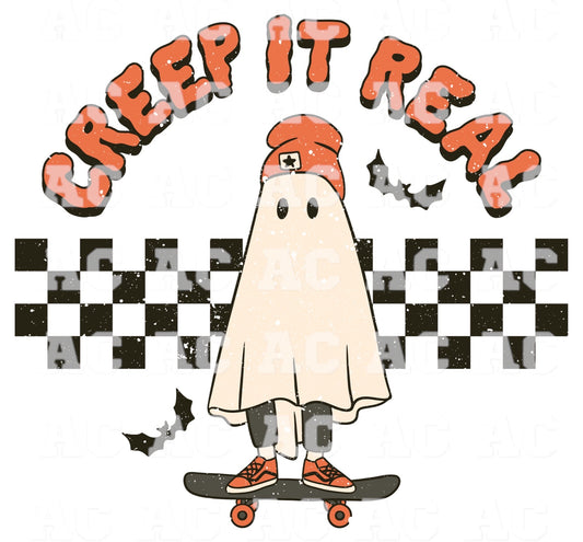 Creep It Real Skater DTF TRANSFER