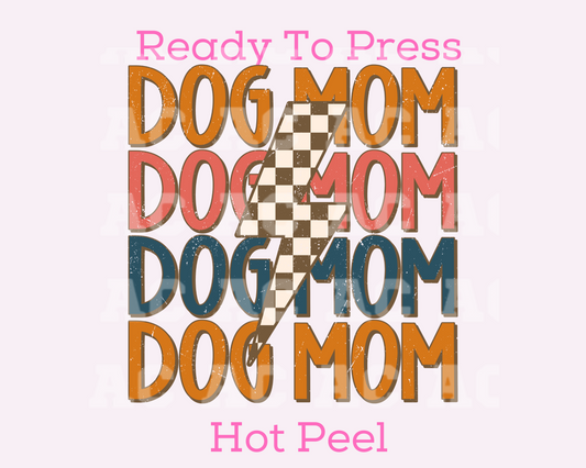 Dog Mom DTF TRANSFER or UV DTF STICKER DECAL