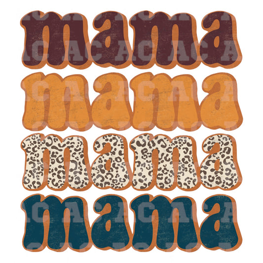 Fall MAMA DTF TRANSFER or UV DTF STICKER DECAL