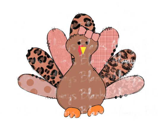 Girl Turkey PNG DESIGN
