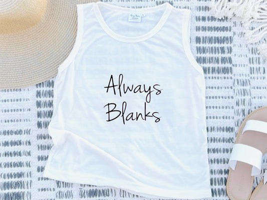 MOCK UP GIRLS TANK-CREAM