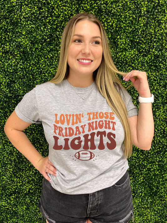 Lovin Those Friday Night Lights Color DTF TRANSFER or UV DTF STICKER DECAL
